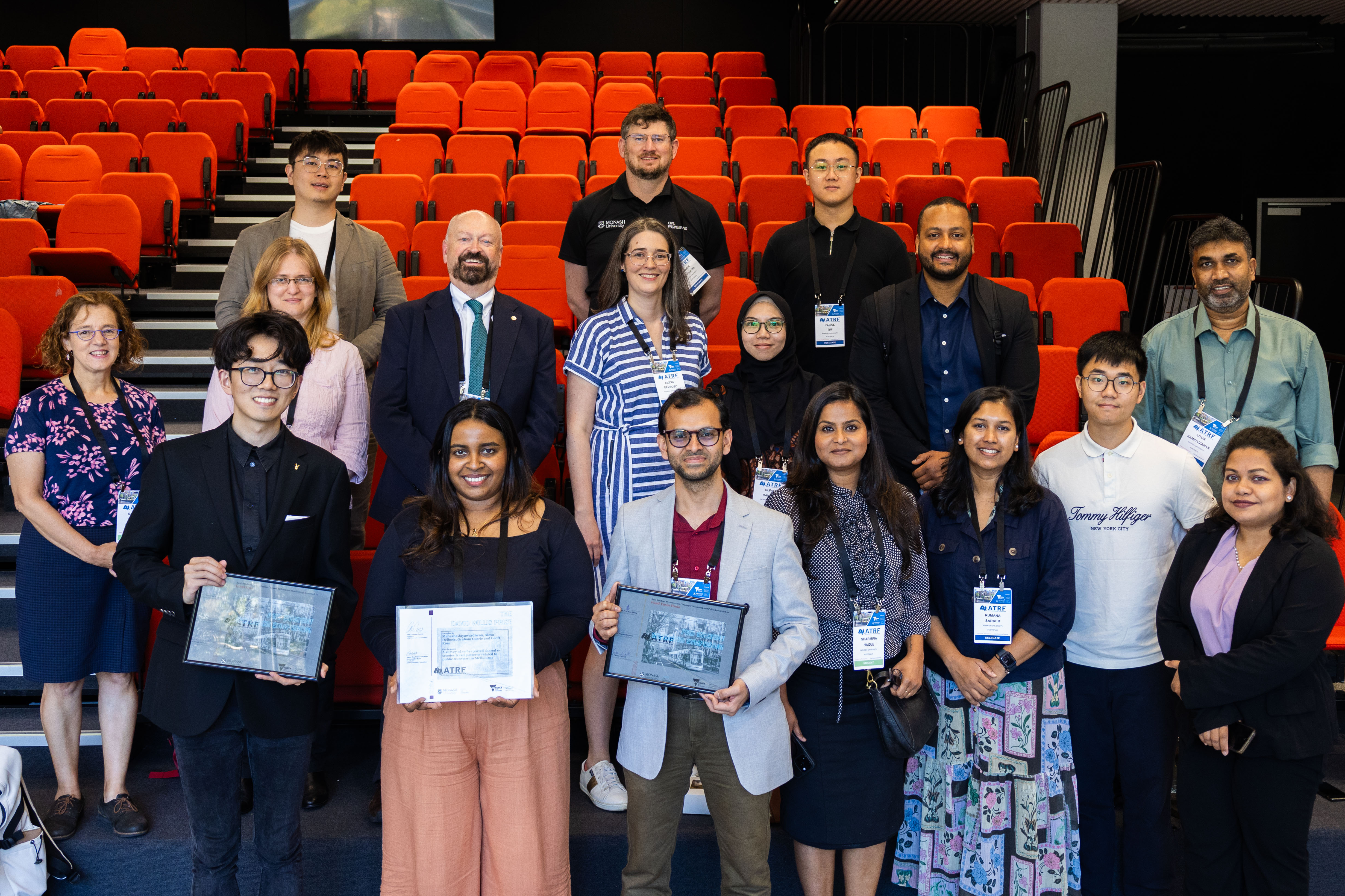 Monash University researchers at ATRF 2024